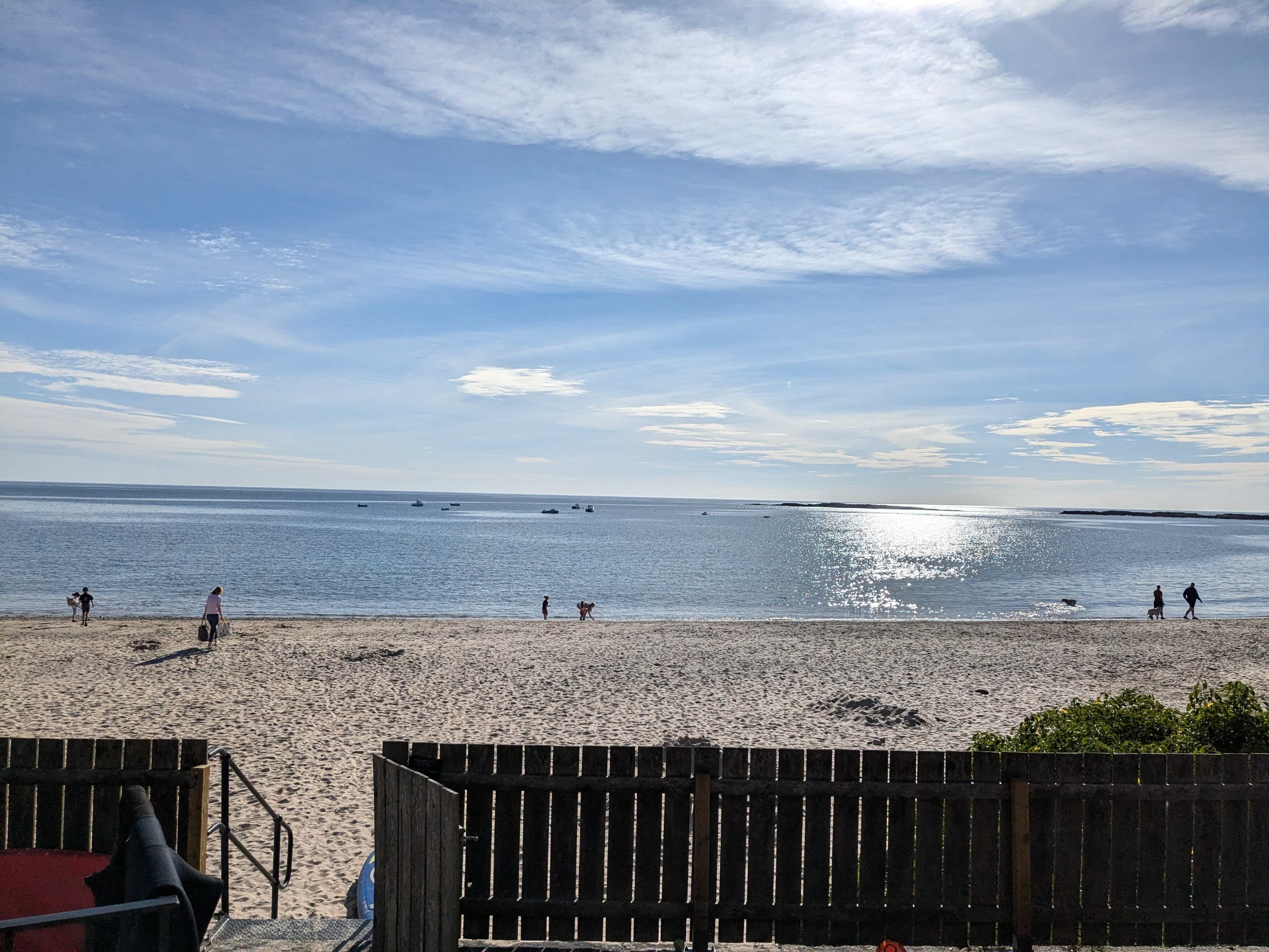 A holiday cottage in Low Newton-by-the-Sea, right on the beach