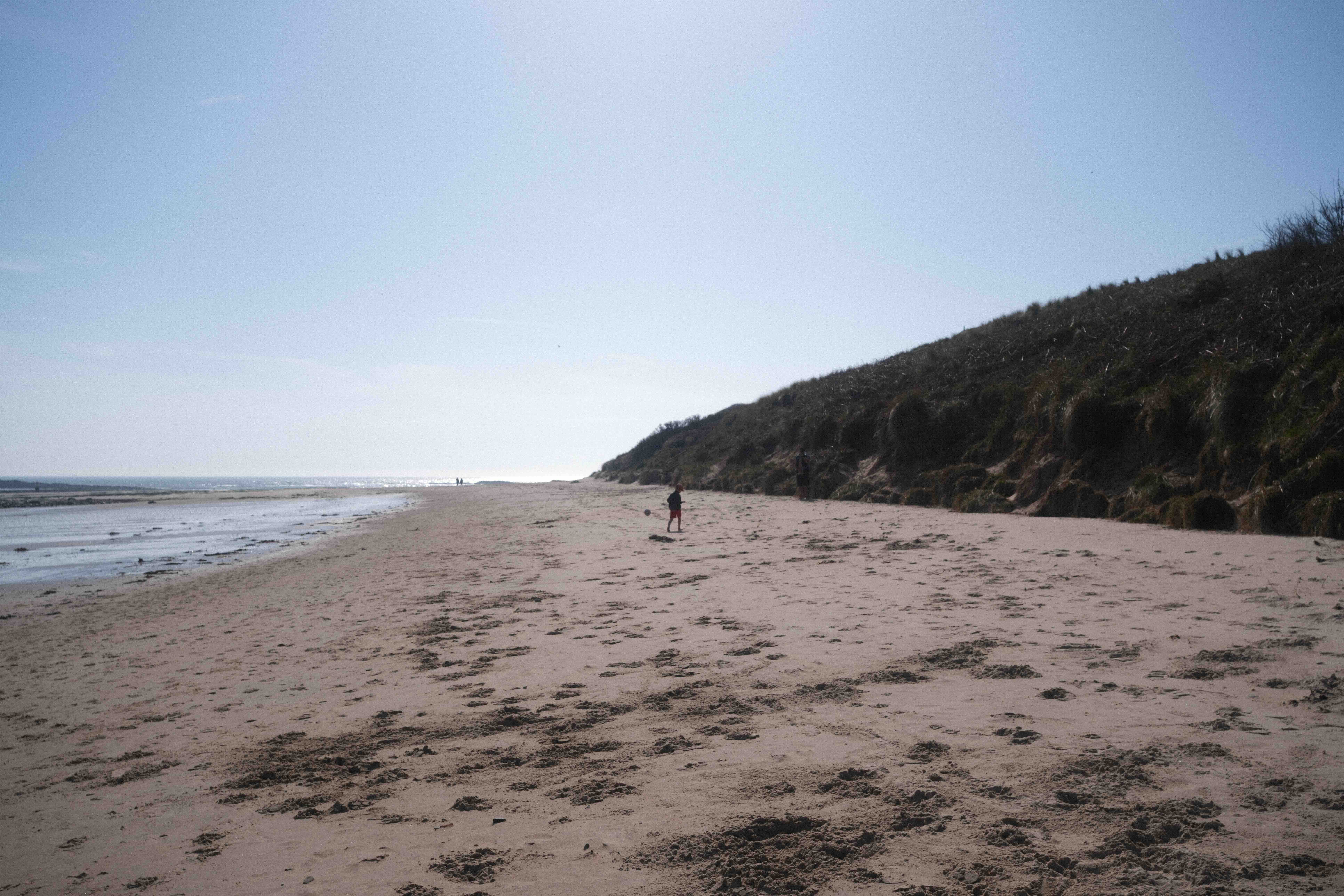 Dunes and sand at Low Newton